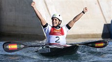 ZLATO. Španělská kajakářka Maialen Chourrautová zvítězila v olympijském finále.... ZLATO. Španělská kajakářka Maialen Chourrautová zvítězila v olympijském finále....