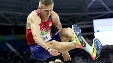 Český dálkař Radek Juška v olympijském závoděv Riu. (13. srpna 2016) Český dálkař Radek Juška v olympijském závoděv Riu. (13. srpna 2016)