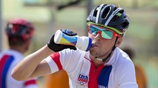 eský cyklista Ondej Cink pi tréninku horských kol v Riu. (18. srpna 2016)