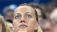 I bronzová medailistka z tenisového singlu en Petra Kvitová se pila podívat...