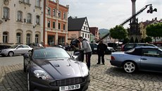 Natáčení bondovky Casino Royale na loketském náměstí. Natáčení bondovky Casino Royale na loketském náměstí.