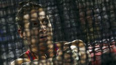 eská kladiváka Kateina áfránková v olympijské kvalifikaci.