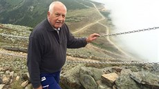 Václav Klaus při Svatovavřinecké pouti na Sněžku (10.8.2016). Václav Klaus při Svatovavřinecké pouti na Sněžku (10.8.2016).