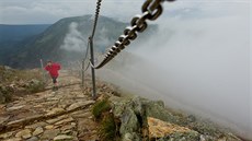 Svatovavřinecké pouti na Sněžku letos počasí příliš nepřálo (10.8.2016). Svatovavřinecké pouti na Sněžku letos počasí příliš nepřálo (10.8.2016).