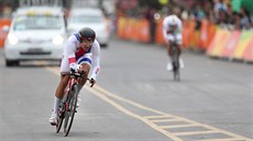 Český silniční cyklista Jan Bárta v mužské časovce v brazilském Riu. (10. srpna... Český silniční cyklista Jan Bárta v mužské časovce v brazilském Riu. (10. srpna...