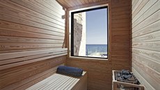 V relaxaní zón nechybí sauna.