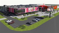 Nové centrum obchodů a služeb by mohlo sloužit lidem od druhé poloviny roku... Nové centrum obchodů a služeb by mohlo sloužit lidem od druhé poloviny roku...