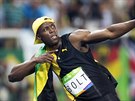 NAPROST DOMINANCE. Usain Bolt zskal na poslednch tech olympijskch hrch...