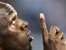 LEGENDA. Usain Bolt se pipravuje na svoji hlavn disciplnu, stometrov sprint.