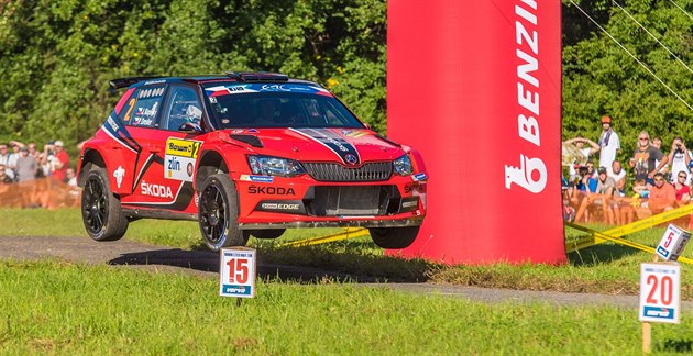 Jan Kopecký při Barum Rallye Jan Kopecký při Barum Rallye