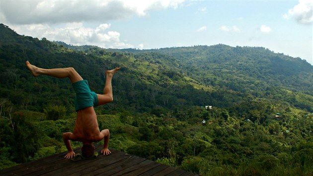 Rob Greenfield na cest mezi Panamou a San Diegem