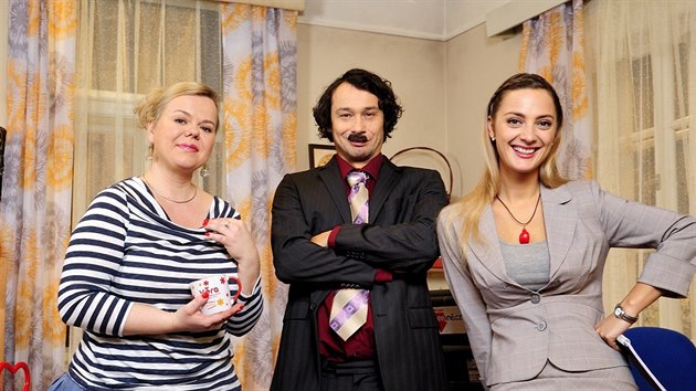 Sabina Remundov, Pavel Lika a Barbora Polkov v sitcomu Marta a Vra
