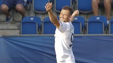 Jaroslav Divi ze Slovácka pojistil vítzství nad Bohemians brankou v poslední...