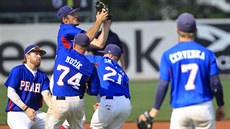Baseballisté Kotlářky Praha v rozhodujícím utkání finále extraligy proti Drakům... Baseballisté Kotlářky Praha v rozhodujícím utkání finále extraligy proti Drakům...