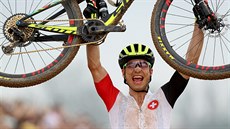 Olympijským šampionem v závodu horských kol se stal Švýcar Nino Schurter. (21.... Olympijským šampionem v závodu horských kol se stal Švýcar Nino Schurter. (21....