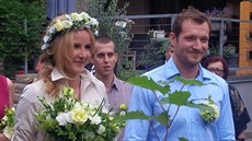Vendula Svobodová a Josef Pizinger se vzali 5. záí 2015.