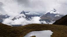 Routeburn Track patí k slavným novozélandským Velkým trekm. Je populární...