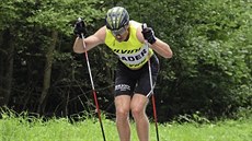 Stanislav Řezáč stoupá z Orlického Záhoří na Šerlich v dalším závodě letního... Stanislav Řezáč stoupá z Orlického Záhoří na Šerlich v dalším závodě letního...