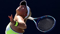 Jelena Ostapenková v prvním kole US Open