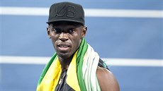 JSEM KRÁL, JSEM NESMRTELNÝ. Usain Bolt slaví triumf ve tafet na 4x100 metr v...