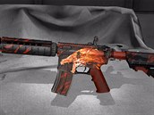 Zbraň M4A4 se vzhledem Howl Zbraň M4A4 se vzhledem Howl