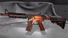 Zbraň M4A4 se vzhledem Howl Zbraň M4A4 se vzhledem Howl