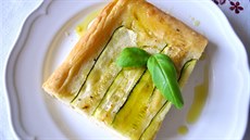 Foccacia s cuketou Foccacia s cuketou