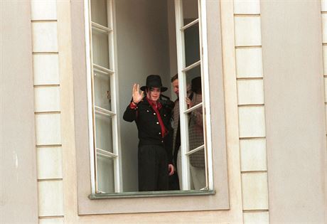 Michael Jackson v Praze v záí 1996