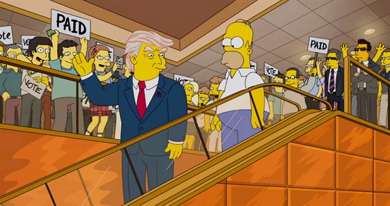 Donald Trump v seriálu Simpsonovi