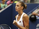 DA SE. Karolna Plkov v osmifinle US Open.