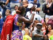 Americk tenistka Venus Williamsov se lou s domcm grandslamem, v...