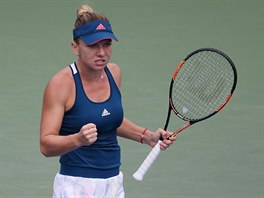 Simona Halepová v osmifinále US Open