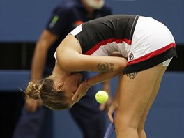 JET NEMَE UVIT. Karolna Plkov po vtzstv v osmifinle US Open.