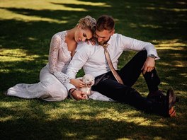 André Reinders a Hana Malíková se vzali 27. srpna 2016.