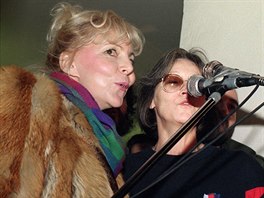 Hana Zagorová a Marta Kubiová (Praha, 23. listopadu 1989)