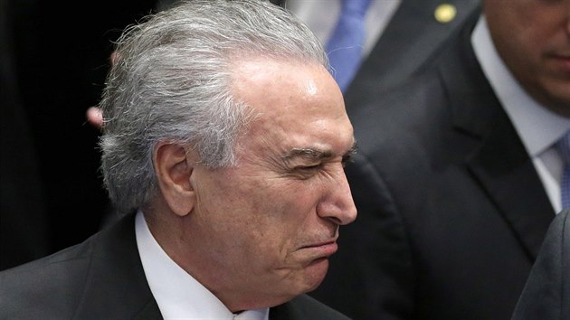 Brazilsk prezident Michel Temer. (31. srpna 2016)