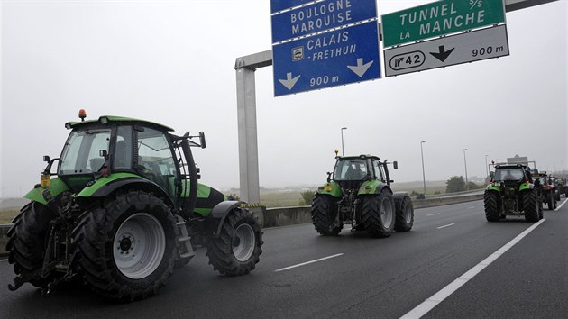 Francouzi protestovali proti Dungli v Calais (5. z 2016)