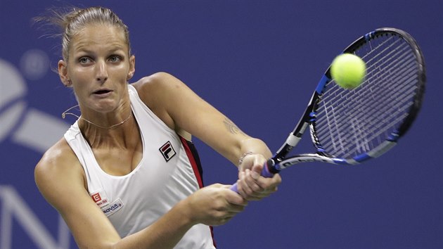 esk tenistka Karolna Plkov zahrv der v semifinle US Open proti Seren Williamsov.