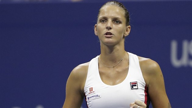 Karolna Plkov slav zisk dalho mku na tenisovm US Open.