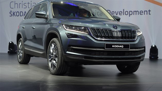 Automobilka koda 1. z veer v Berln poprv odhalila svj nov model Kodiaq.