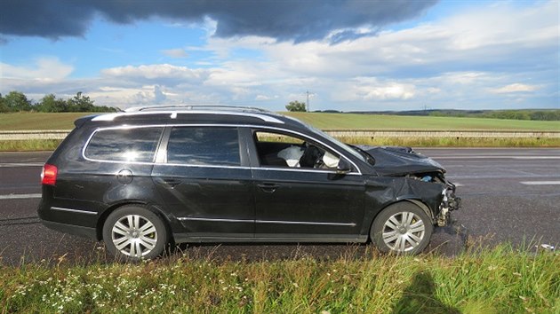 Pi srce kody Felicie s Volkswagenem Passat na Znojemsku zemela spolujezdkyn z Felicie. idi Passatu ml pozitivn vsledek na uit drog.