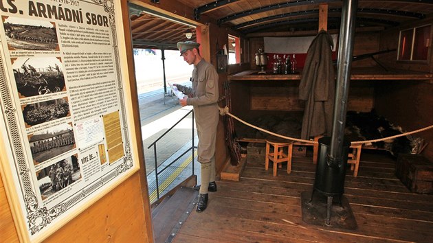 Legiovlak pipomn 100. vro boje s. legi za samostatn stt.