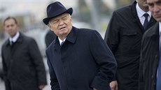 Uzbecký prezident Islam Karimov eká v Samarkandu na éfa americké diplomacie...