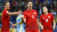 POLSKO. Z osmadvaceti kvalifikaních gól Polák jich Robert Lewandowski,...