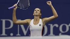 Karolína Plíková slaví postup do finále US Open, v semifinále pemohla Serenu...