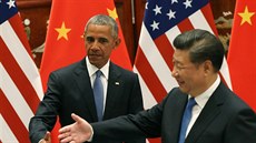 Americký prezident Barack Obama po píjezdu do Chang-ou el na bilaterální...