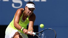 POD TLAKEM. Ana Konjuhová ve tvrtfinále US Open.