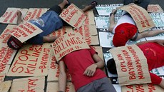 Proti Duterteovým praktikám protestují lidskoprání organizace i nkteí...