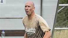 Jan Koller v dresu Smetanovy Lhoty Jan Koller v dresu Smetanovy Lhoty