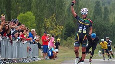 Německá rychlobruslařka Claudia Pechsteinová v in-line maratonu porazila i plno... Německá rychlobruslařka Claudia Pechsteinová v in-line maratonu porazila i plno...